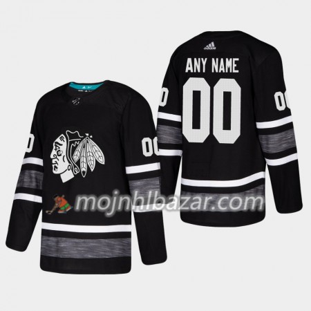 Dresovi Chicago Blackhawks Custom 2019 All-Star Adidas Crna Authentic - Muške